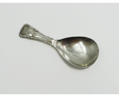 William IV silver Kings pattern caddy spoon, Unite & Hilliard, 1830, Birmingham   Condition Report   Click here for further i