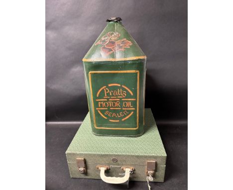A five gallon pyramid can overpainted with Pratts livery and a Brexton picnic hamper. 