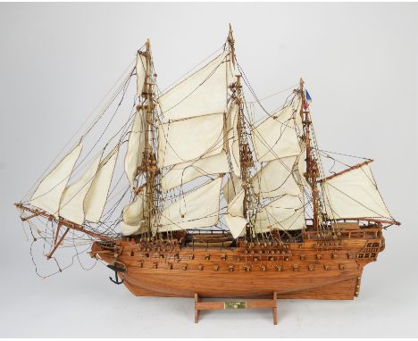 Scratch built scale model (Le Superbe), H54cms