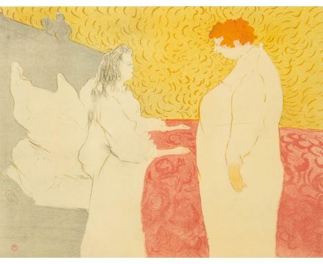 Henri DE TOULOUSE-LAUTREC (1864-1901) A coloured lithograph stamped 'Musee Toulouse Lautrec - Albi'. 183/275. (66 x 53 cm)