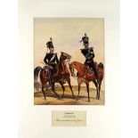 [Uniformen der Russischen Armee]Reitende Garde-Pioniere: Gemeine & Unteroffizier. 1840Aus der