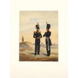 [Uniformen der Russischen Armee] Linien-Infanterie: Stabsoffizier und Subalternoffizier vom 5.