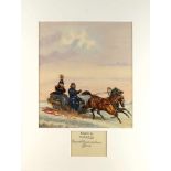 [Uniformen der Russischen Armee] Offizier des Feld-Jaeger-Corps. 1840Aus der Ausgabe: "Das Russische