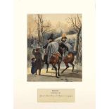 [Uniformen der Russischen Armee] General der Infanterie & Adjutant in Felduniform. 1840