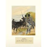 [Uniformen der Russischen Armee] Garde-Train: Unteroffizier & Gemeine in Felduniform. 1840