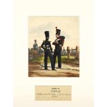 [Uniformen der Russischen Armee] Reitende- u. Fuß-Artillerie: Gemeine. 1840Aus der Ausgabe: "Das