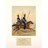 [Uniformen der Russischen Armee] Gemeine des Regiments der Astrakhan Cosaken (Leichte Cavalerie).