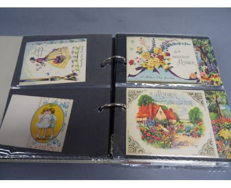 Two boxes of mixed vintage ephemera to include; stamp albums, scrap album, first day covers etc