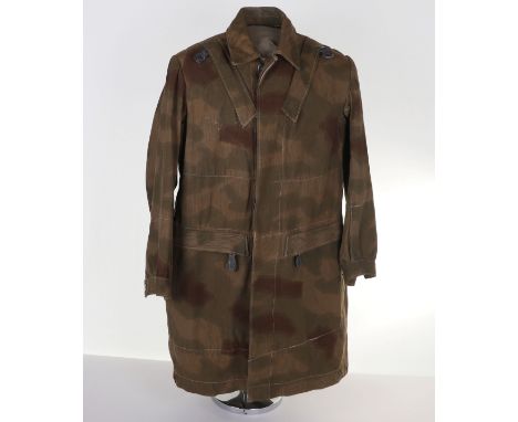 WW2 GERMAN LUFTWAFFE FALLSCHIRMJAGER / PARATROOPERS TAN WATER JUMP SMOCK, good example of the camouflage jump smock in the ta