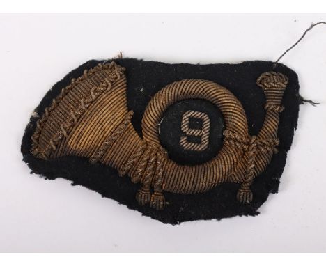 US CIVIL WAR OFFICERS UNION INFANTRY OFFICERS HAT BADGE, scarce having unit number, is 3” 1 ½” in a dark blue doeskin w/ fine