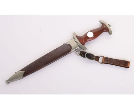 THIRD REICH SA (STURMABTEILUNG) DRESS DAGGER BY CHRISTIANWERK, SOLINGEN, good untouched example with good condition wooden gr