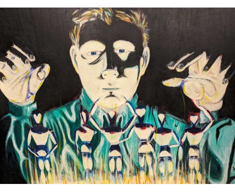 Manner of Staurt Armfield Puppet Masteroil on board49 x 63.5cm