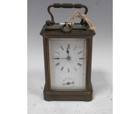 An early 20th century gilt brass carriage clock12 x 8 x 7cmProvenance: Heydon Grange, Norfolk