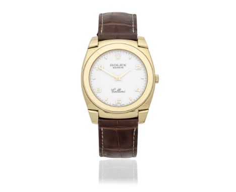 Rolex. An 18K gold manual wind wristwatchModel: CelliniReference: 5330/5Date: Purchased 24th June 2004Movement: Jewelled auto