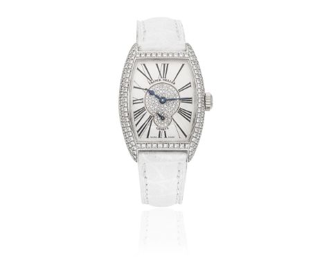 Franck Muller. A lady's 18K white gold and diamond set manual wind wristwatchReference: 1750 S6 PM D CD Date: Circa 2000Movem