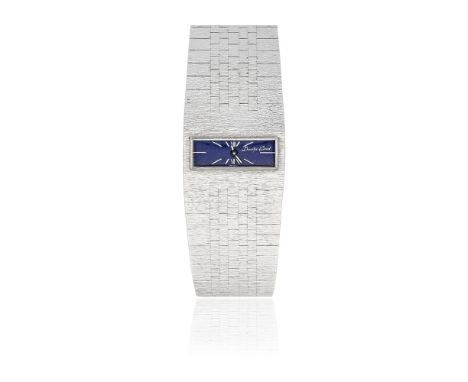 Bueche Girod. A lady's 9K gold manual wind bracelet watchDate: London Hallmark for 1973Movement: 17-jewel manual windDial: Bl