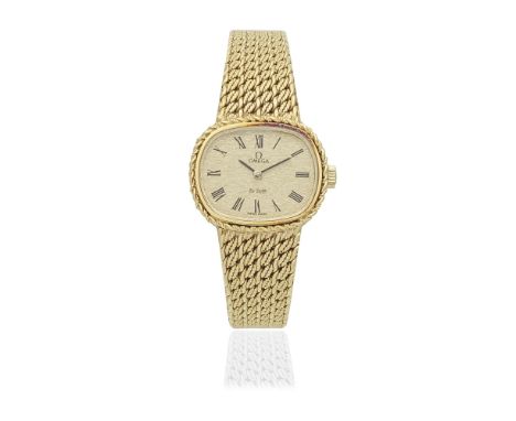 Omega. A lady's 18K gold manual wind bracelet watchModel: De VilleReference: 511 8816Date: Circa 1979Movement: 17-jewel Cal.6