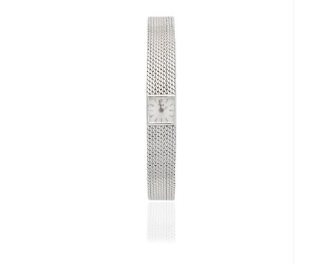 Piaget. A lady's 18K white gold manual wind bracelet watchReference: 1001 B11Date: Manufactured 23rd December 1965Movement: 1