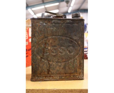 A 1950'S ESSO PETROL CAN