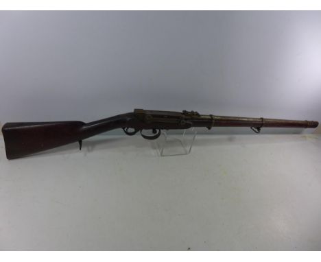 A RARE M1860/67 NORWEGIAN KAMMERLADER BREECH LOADING ARMY CARBINE, 64CM BARREL, LENGTH 114CM, BEARS DATE 1863