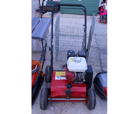 A HEAVY DUTY ROUGH CUT PETROL LAWN MOWER WITH HONDA GX160 ENGINE