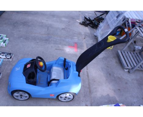 A CHILDS STEP 2 WHISPER, PUSH CAR