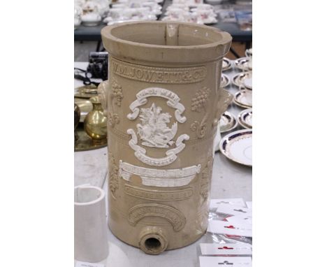 A CERAMIC GLAZED W.M. JOWETTS MANCHESTER WATER FILTER