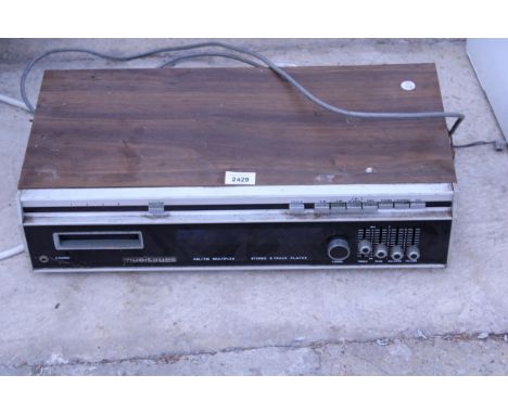 A VINTAGE MUSITAPES 8 TRACK STEREO PLAYER