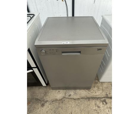 A BEKO SILVER DISHWASHER