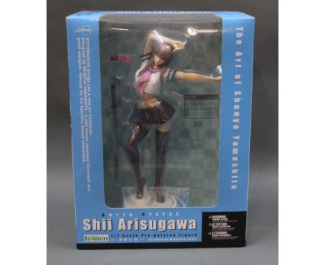 A Kotobukiya 1/7 scale pre-painted figure Art FX statue of "Shii Arisugawa" (sculptured by Matsuken).