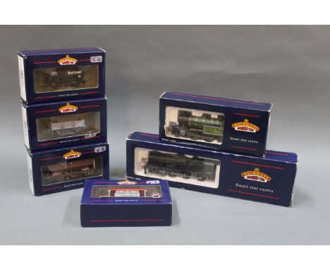 A group lot of Bachmann Branch-line 00 gauge locomotives and wagons, consisting of a 4-6-0 Jubilee Class "Invincible" 45715 s