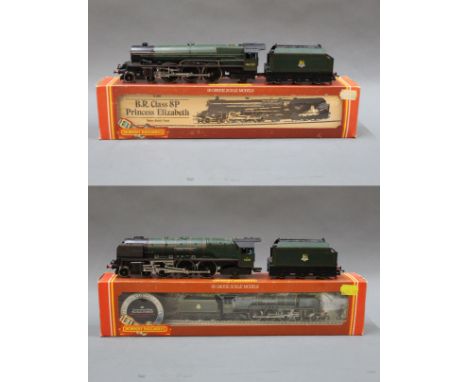 Two Hornby 00 gauge locomotives and tenders, comprising an authentic 00 scale model of BR Coronation Class "Duchess of Atholl