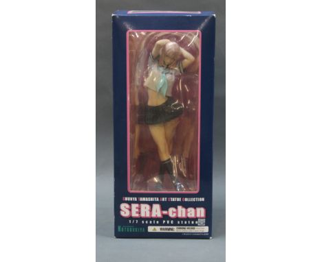 A Kotobukiya 1/7 scale PVC statue of "Sera-Chan" (A Sunya Yamashita Art Statue Collection model). 