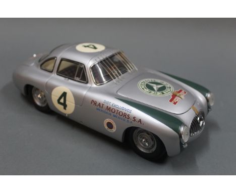 A CMC 1:18 scale Mercedes-Benz 300SL 1952 Carrera Panamericana racing car, with original box and packaging. 