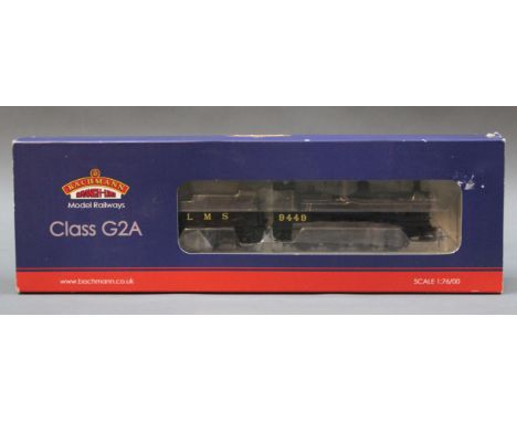 A Bachmann Branch-line 00 gauge Class G2A LMS locomotive &amp; tender.