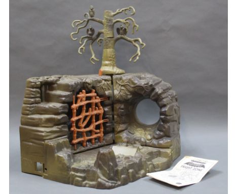 A 1980's Mattel Masters of the Universe "The Evil Horde" Fright Zone with instructions.