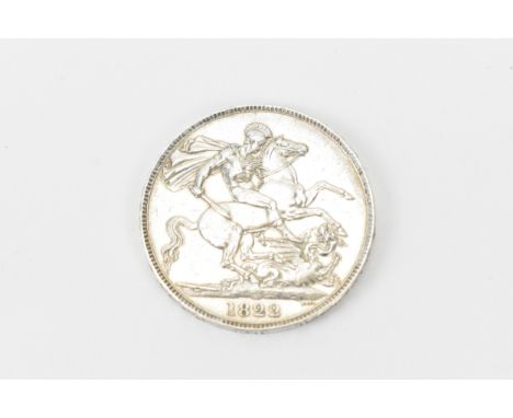 United Kingdom -  George IV (1820-1830), Crown, dated 1822, laureate first portrait of King George IV, left, ./. , St George 