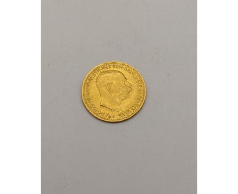 Austrian Empire - Franz Joseph I (1848-1916) 10 Corona dated 1912, bare headed aged portrait, right, ./., Imperial Eagle with