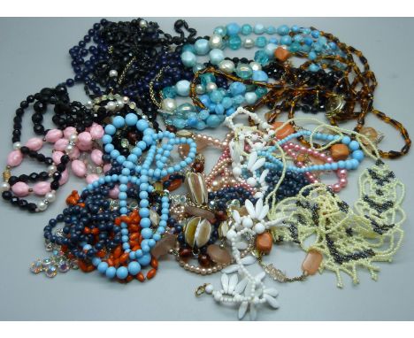 Vintage bead necklaces 
