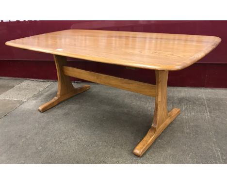 An Ercol Blonde ash rectangular coffee table 