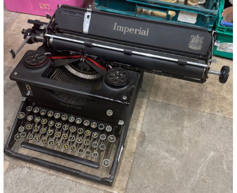 An Imperial typewriter 