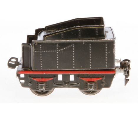 Märklin Tender R 919, Spur 0, schwarz, innen mit Gewicht, LS und gealterter Lack, L 11, Z 3