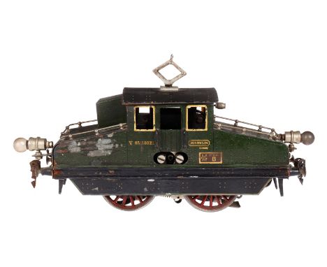 Märklin B-Vollbahnlok V 65/13021, Spur 1, elektr., HL, starrer Pantograph, 2 el. bel. Stirnlampen, 2 Lötstellen an Kanten off