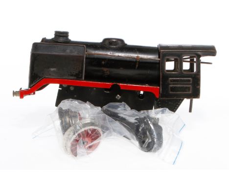 Märklin B-Dampflok R 900, Spur 0, Uhrwerk intakt, zerlegt, ohne Tender, Z 4