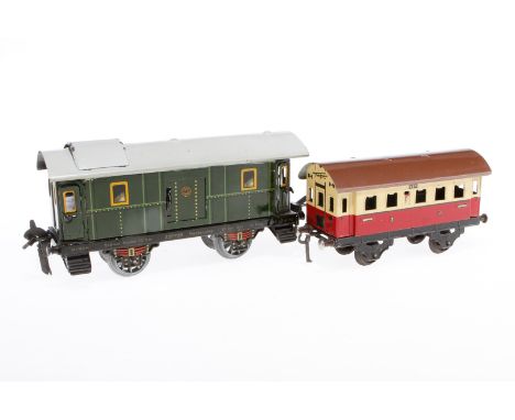 Fleischmann und Kraus/Fandor Wagen, Spur 0, LS, L 14,5 und 19, Z 3