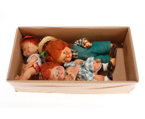 3 Goebel Puppen, starke Alterungsspuren, Z 3