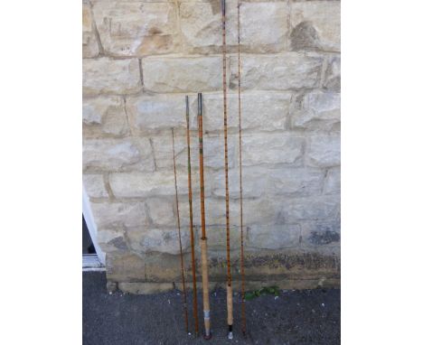 Two Bespoke Vintage Split Cane Fly Rods by B H Broughton including The Halford Knockabout 9.1/2' Palakona 2 pce and The Gener