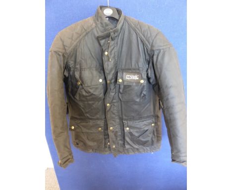 A Collection of Miscellaneous Vintage Motor Bike Clothing, including one Everoak Grand Prix helmet (size 600), Centurion  siz