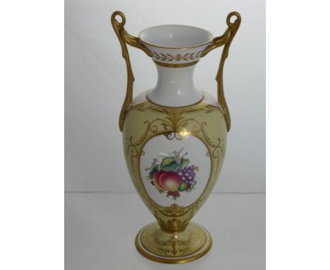 A Limited Edition Spode Vase, "Spode Treasures" No. 62, with original box and certificate 23 cms high. 