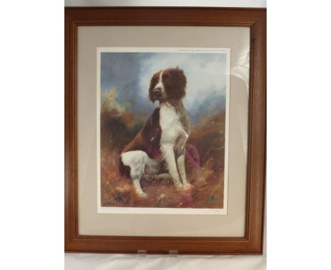 John Trickett a limited edition print No. 415/850 depicting a Spaniel signed in pencil bottom right 41 x 51 cms. 